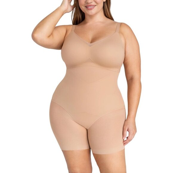 NWT HoneyLove SuperPower Short Size 2X Nude Shapewear Intimates Sculpting Shorts - Picture 5 of 13